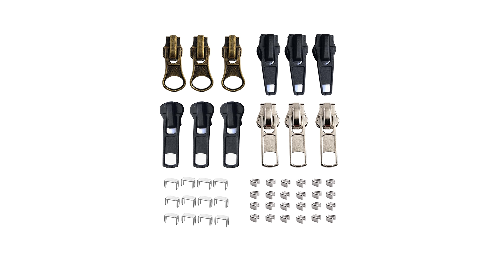 SLIDER JOINT 5号セット Amazon.com: JOSDIOX Zipper Repair Kit #5 Zippers Pull 12 Pcs